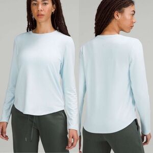 Lululemon Love Long Sleeve Tee Powder Blue 10